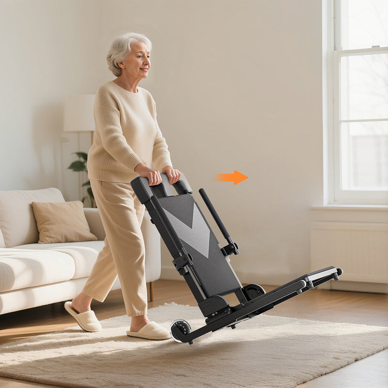 VOCIC AX25 Ultra-Compact Electric Chair Lift with Large Wheels and T-Stabilized Base