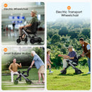Paiseec W3 24V 360W 3-in-1 Electric Transport Wheelchair - 300lbs Capacity