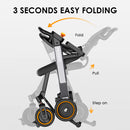 Paiseec W3 24V 360W 3-in-1 Electric Transport Wheelchair - 300lbs Capacity