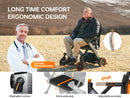 Paiseec W1 24V 400W 2-in-1 Electric Transport Wheelchair - 300lbs Capacity
