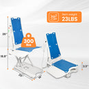 VOCIC AX07 Electric Bathtub Floor Lift Chair – 300 LBS Support, Lightweight, Waterproof