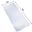 VOCIC YT13 No Slip Bathtub Mat, 30*14" Washable Bathtub Floor Mats