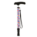 Nova Medical Compact Collapsible Travel ClickCane with Strap - Butterfly Symphony