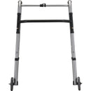 Nova Medical 1-Button Folding Walker with 5" Wheels - Adult