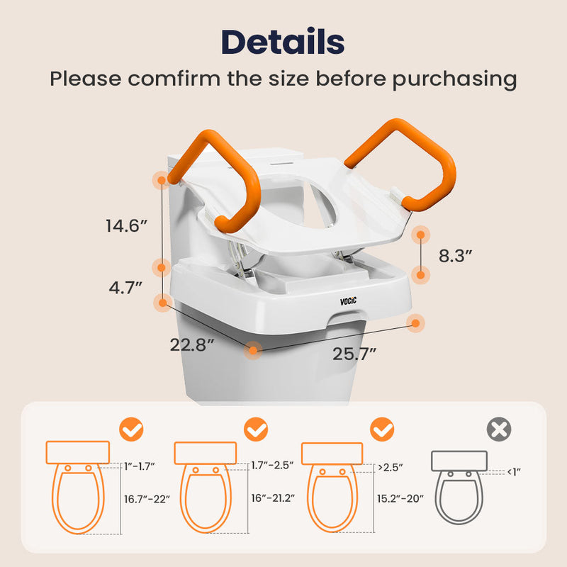 VOCIC AX12 Electric Toilet Seat Lift