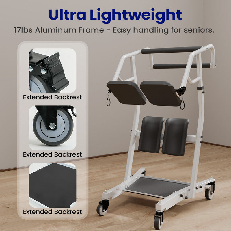 VOCIC AY03 Upgrade Sit to Stand Lift - One-Step Stand Assist Lift for Elderly