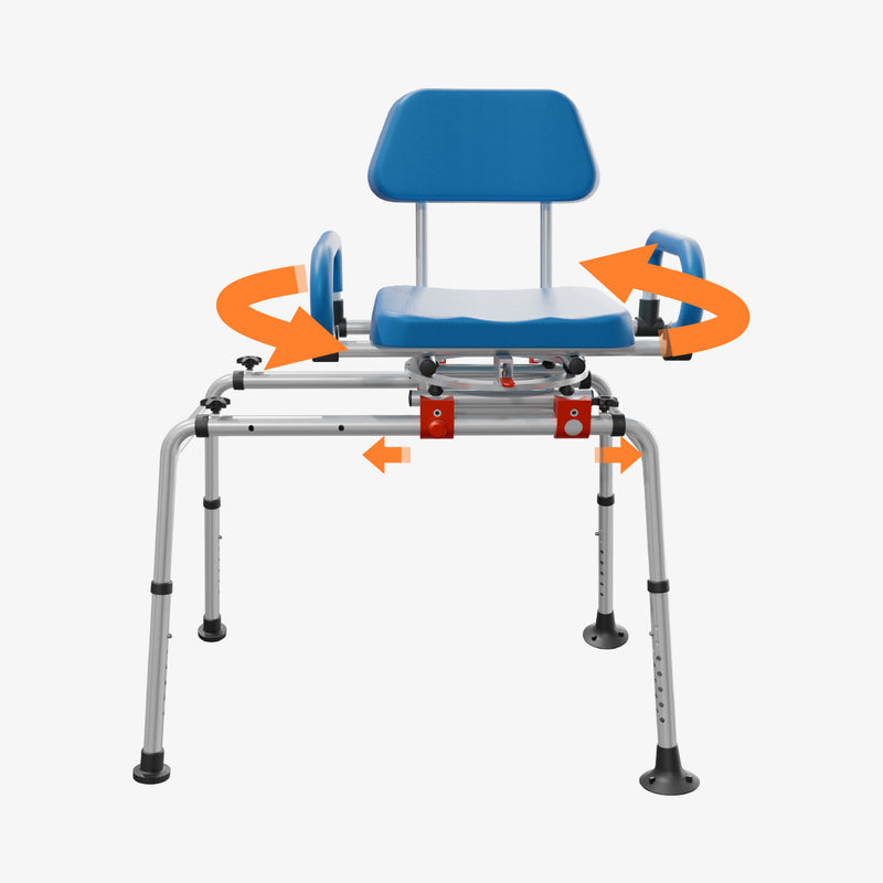 VOCIC AX19 Sliding Shower Chair Bathtub Transfer Bench