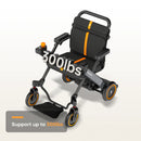 Paiseec W1 24V 400W 2-in-1 Electric Transport Wheelchair - 300lbs Capacity