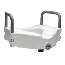 Graham-Field Locking Raised Toilet Seat With Removable Armrests