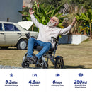 VOCIC V53 Lightweight Foldable Power Wheelchair