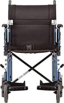 Nova Medical Transport Chair with Detachable Arms & Swing Away Foot Rests