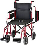 Nova Medical Transport Chair with Detachable Arms & Swing Away Foot Rests