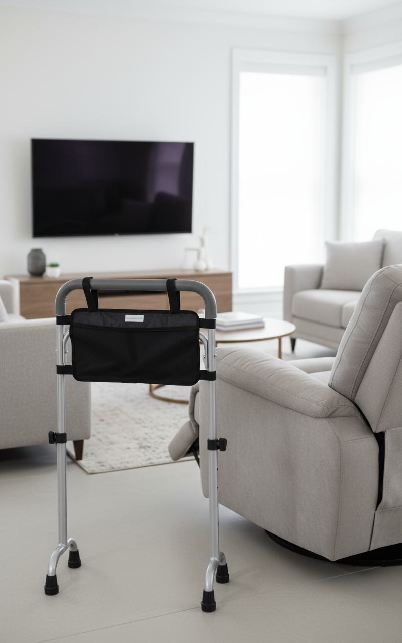 Platinum Health Group GrandStand Dual-Mode Walker & Stander – Adjustable Height Mobility Aid with Interchangeable Feet, Ultra-Light Aluminum Frame, and Ergonomic Handle