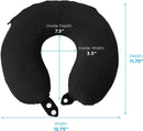Nova Medical Memory Foam Travel & Airplane Neck Pillow with Washable Soft Cover