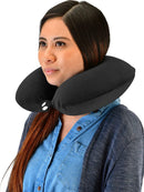 Nova Medical Memory Foam Travel & Airplane Neck Pillow with Washable Soft Cover