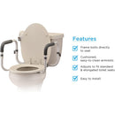 Nova Medical Toilet Support Rails