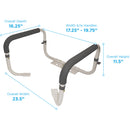Nova Medical Toilet Support Rails