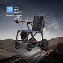 Paiseec Q5 24V 300W Carbon Fiber Electric Wheelchair - 220lbs Capacity