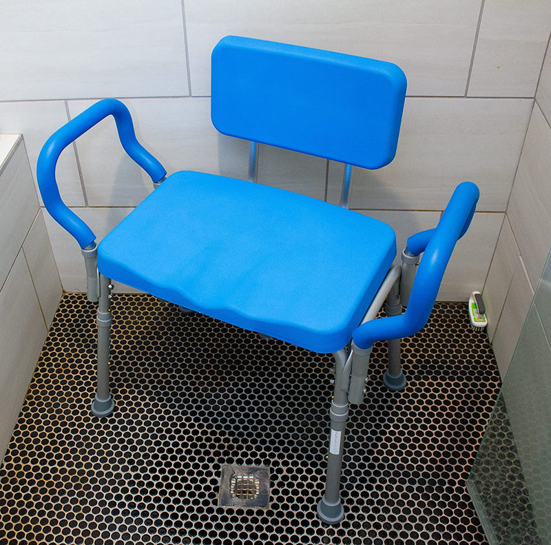 Platinum Health Group Bariatric Comfortable Deluxe Shower Chair - 600 lbs Weight Capacity