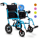 Platinum Health Group Hummingbird™ Ultra-Lightweight Foldable Transport Wheelchair for Handicapped