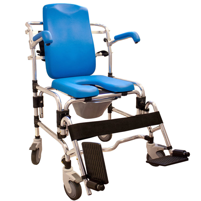 Platinum Health Group The Caspian Professional Mobile Shower Commode Chair