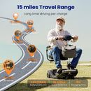 VOCIC D50 Flexible Lightweight 4 Wheel Mobility Scooter