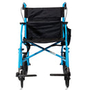 Platinum Health Group Hummingbird™ Ultra-Lightweight Foldable Transport Wheelchair for Handicapped