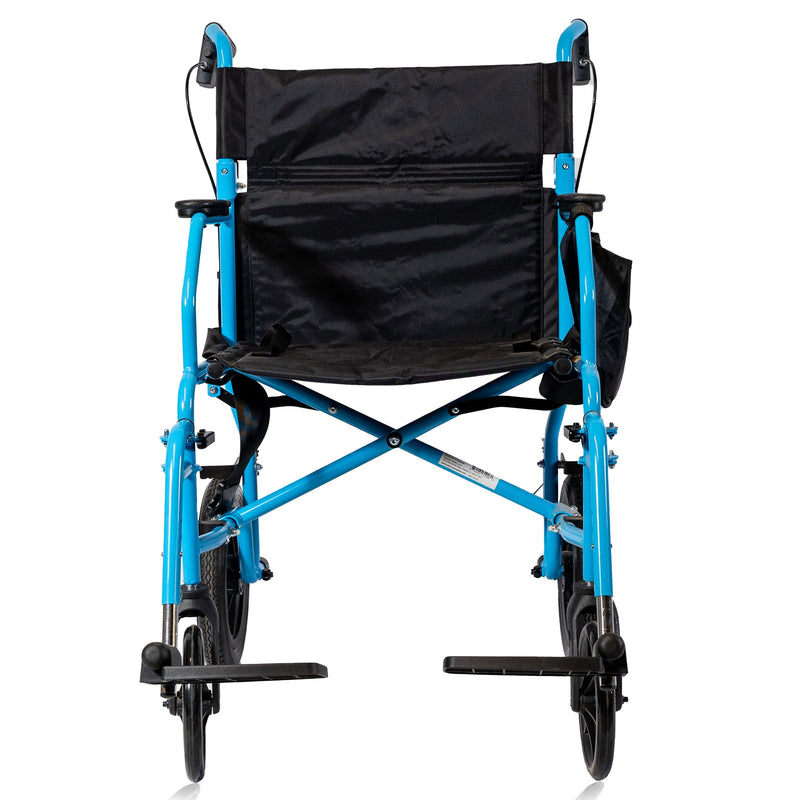 Platinum Health Group Hummingbird™ Ultra-Lightweight Foldable Transport Wheelchair for Handicapped