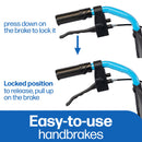 Platinum Health Group Hummingbird™ Ultra-Lightweight Foldable Transport Wheelchair for Handicapped