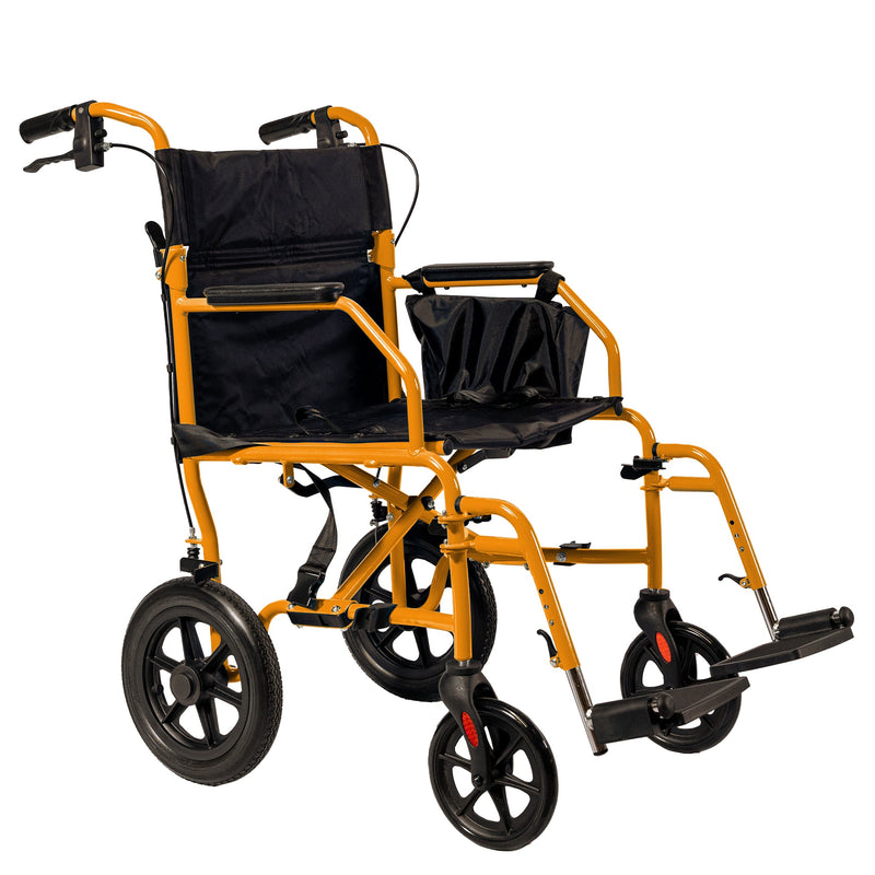 Platinum Health Group Hummingbird™ Ultra-Lightweight Foldable Transport Wheelchair for Handicapped