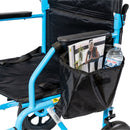 Platinum Health Group Hummingbird™ Ultra-Lightweight Foldable Transport Wheelchair for Handicapped