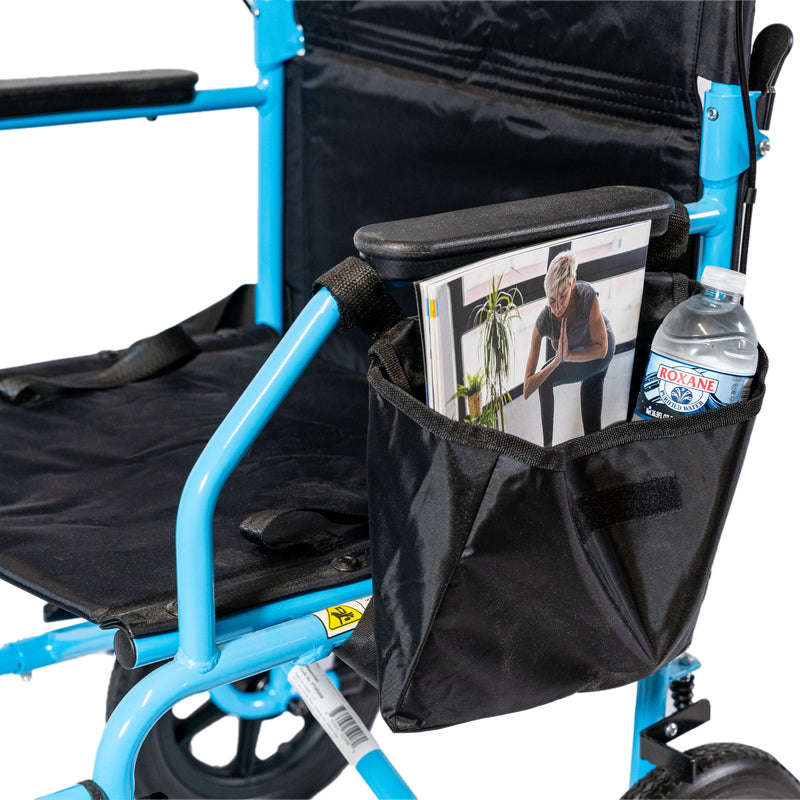 Platinum Health Group Hummingbird™ Ultra-Lightweight Foldable Transport Wheelchair for Handicapped