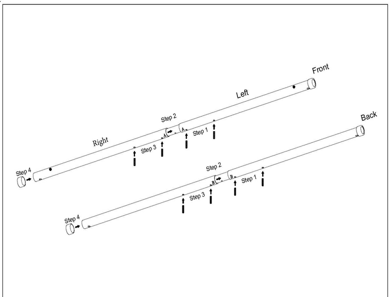 Platinum Health Group HydroGlyde Extended Rail System - Extra Long Horizontal Extensions for the Physically Handicapped or Disabled.