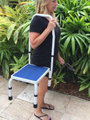 Platinum Health Group AdjustaStep Deluxe Step Stool with Handrail - Available in 300lb and 750lb Weight Capacity