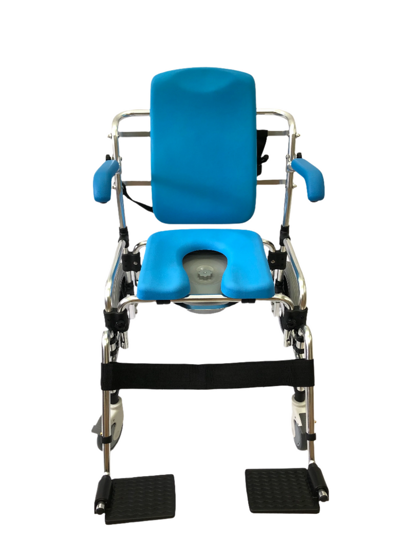 Platinum Health Group The Baltic Professional Transporter Shower/Commode Chair - Padded