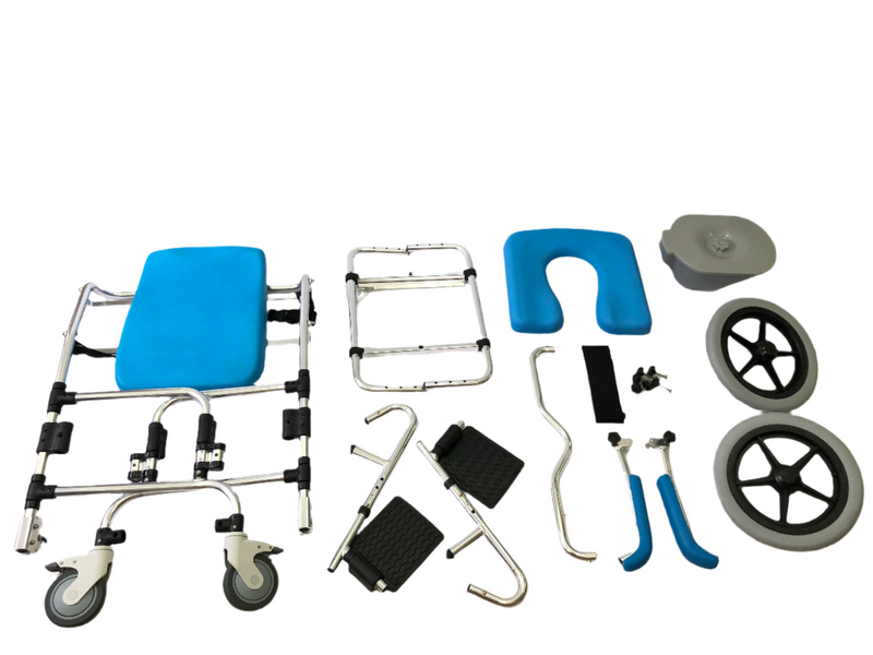 Platinum Health Group The Baltic Professional Transporter Shower/Commode Chair - Padded