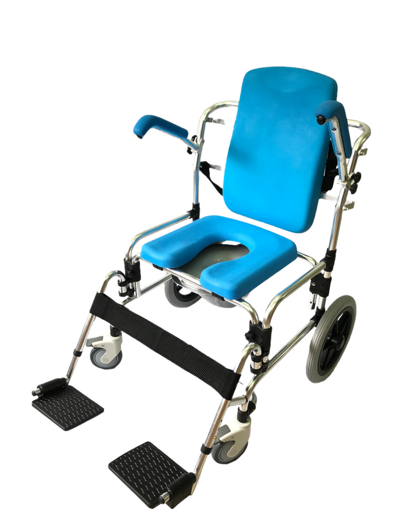 Platinum Health Group The Baltic Professional Transporter Shower/Commode Chair - Padded