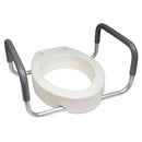 Graham-Field Deluxe Toilet Seat Riser with Removable Armrests - Pair