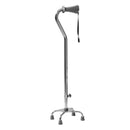 Graham-Field Lumex Silver Collection  Small Base Quad Cane
