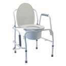 Graham-Field Silver Collection 3-In-1 Steel Drop Arm Commode Chair