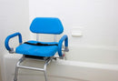 Platinum Health Group The Original Carousel Sliding Transfer Shower Bath Bench with Swivel Seat for Physically Handicapped or Disabled. ***FREE ONLINE BONUS OFFER***