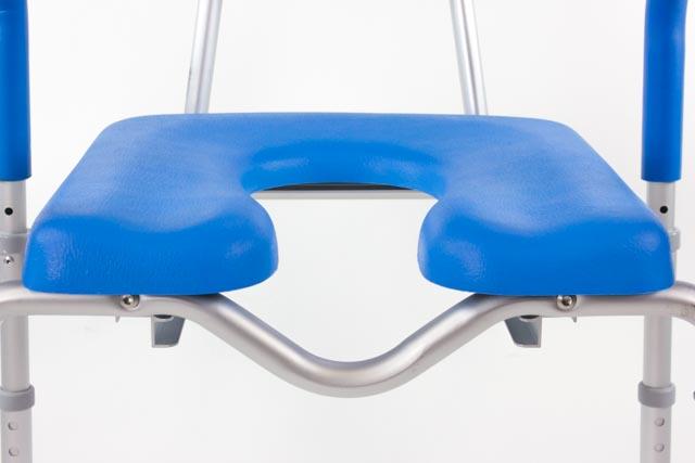 Platinum Health Group Dignity Commode, MEDICAL-GRADE Aluminum, COMMERCIAL-GRADE Construction, UNIVERSAL Height Adjustability, AMBIDEXTROUS Toilet Paper Holder, DOUBLES AS SHOWER CHAIR