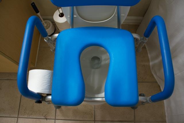 Platinum Health Group Dignity Commode, MEDICAL-GRADE Aluminum, COMMERCIAL-GRADE Construction, UNIVERSAL Height Adjustability, AMBIDEXTROUS Toilet Paper Holder, DOUBLES AS SHOWER CHAIR