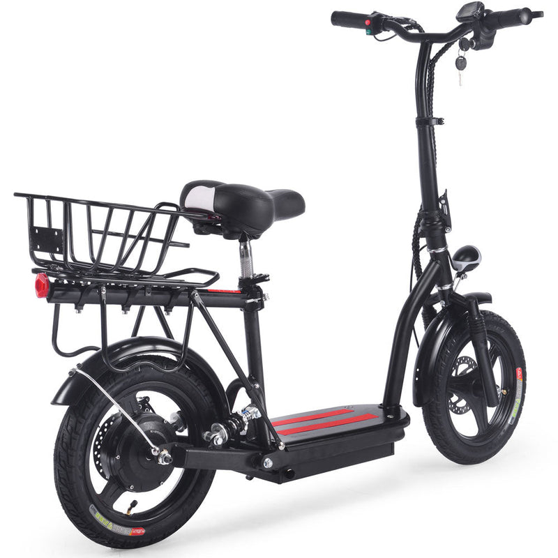Mototec Cruiser 48v 350w Lithium Electric Scooter Black