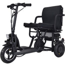 Mototec Folding Mobility Electric Trike 48v 700w Dual Motor Lithium Black
