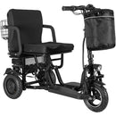 Mototec Folding Mobility Electric Trike 48v 700w Dual Motor Lithium Black