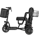 Mototec Folding Mobility Electric Trike 48v 700w Dual Motor Lithium Black