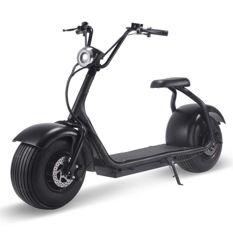 Mototec Fat Tire 60v 18ah 2000w Lithium Electric Scooter Black