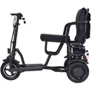 Mototec Folding Mobility Electric Trike 48v 700w Dual Motor Lithium Black