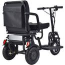 Mototec Folding Mobility Electric Trike 48v 700w Dual Motor Lithium Black
